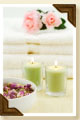 Candles, Towels & Roses